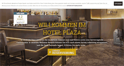 Desktop Screenshot of hotel-plaza.de