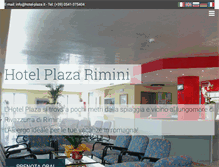 Tablet Screenshot of hotel-plaza.it
