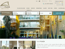 Tablet Screenshot of hotel-plaza.com.ar